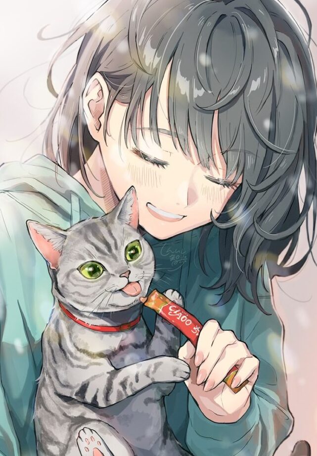猫と女の子の可愛いイラスト特集!無料素材サイトも紹介 1 e78cabe381a8e5a5b3e381aee5ad90e381aee58fafe6849be38184e382a4e383a9e382b9e38388e789b9e99b86efbc81e784a1e69699e7b4a0e69d90e382b5e382a4