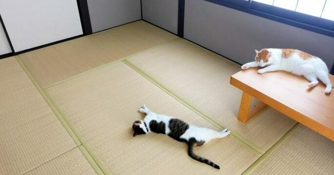 猫の畳対策!爪とぎ防止と汚れ対策 5 e78cabe381aee795b3e5afbee7ad96efbc81e788aae381a8e3818ee998b2e6ada2e381a8e6b19ae3828ce5afbee7ad96