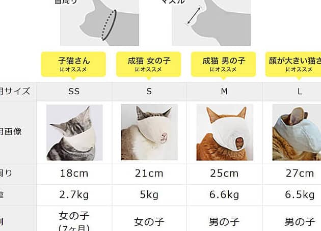 猫用マスク、種類と選び方、着用時の注意点 5 e78cabe794a8e3839ee382b9e382afe38081e7a8aee9a19ee381a8e981b8e381b3e696b9e38081e79d80e794a8e69982e381aee6b3a8e6848fe782b9